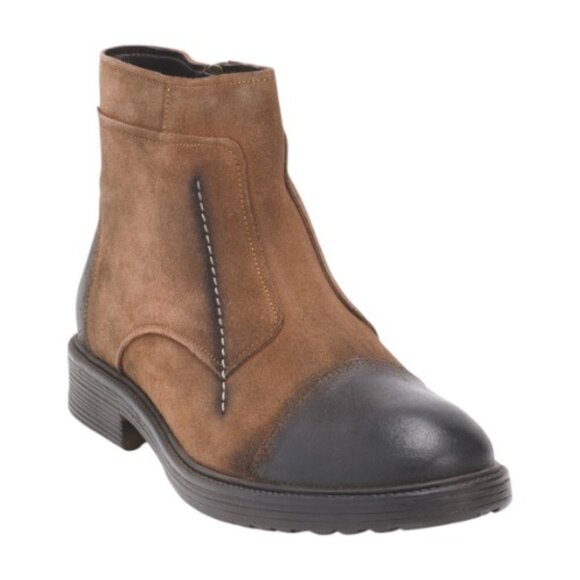 VINTAGE FOUNDRY Men's Leather Lincoln Chelsea Boots - Picture 1 of 2
